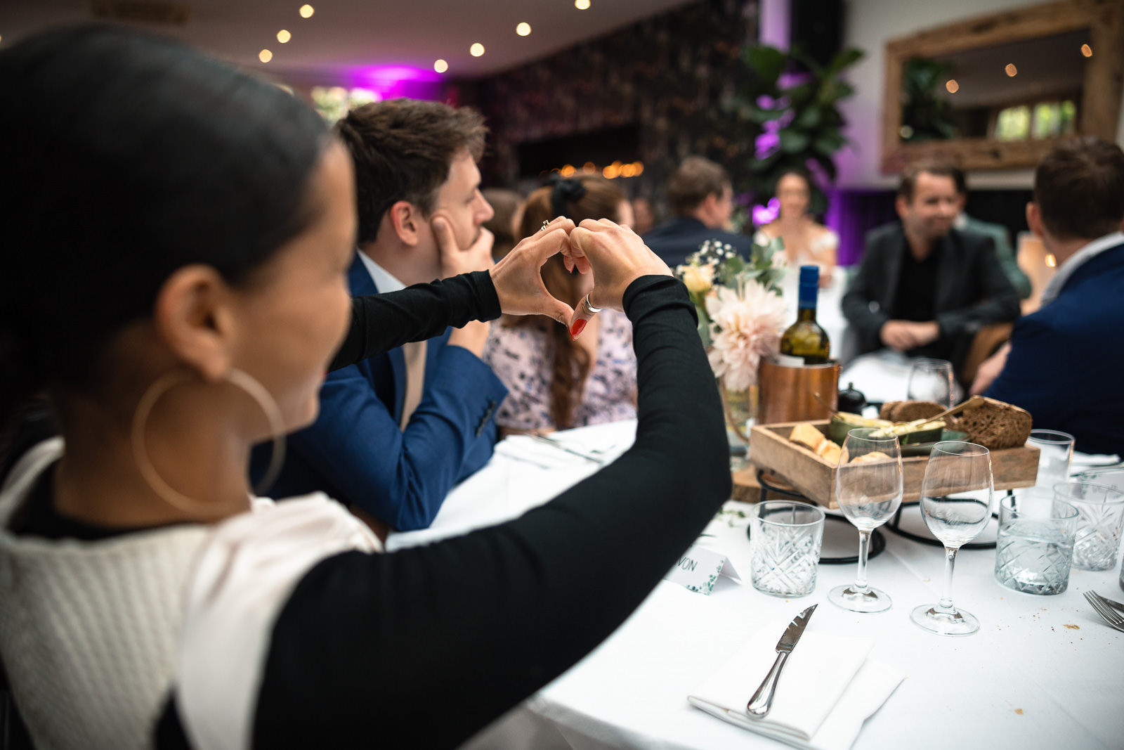 Trouwfotograaf Brasserij Delft reactie gast tijdens emotionele speech