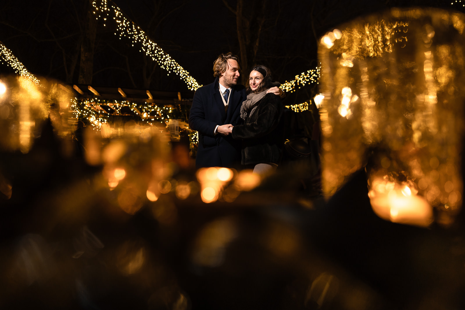 Royal Christmas Market Lange Voorhout The Hague Engagement Session Creative Photography